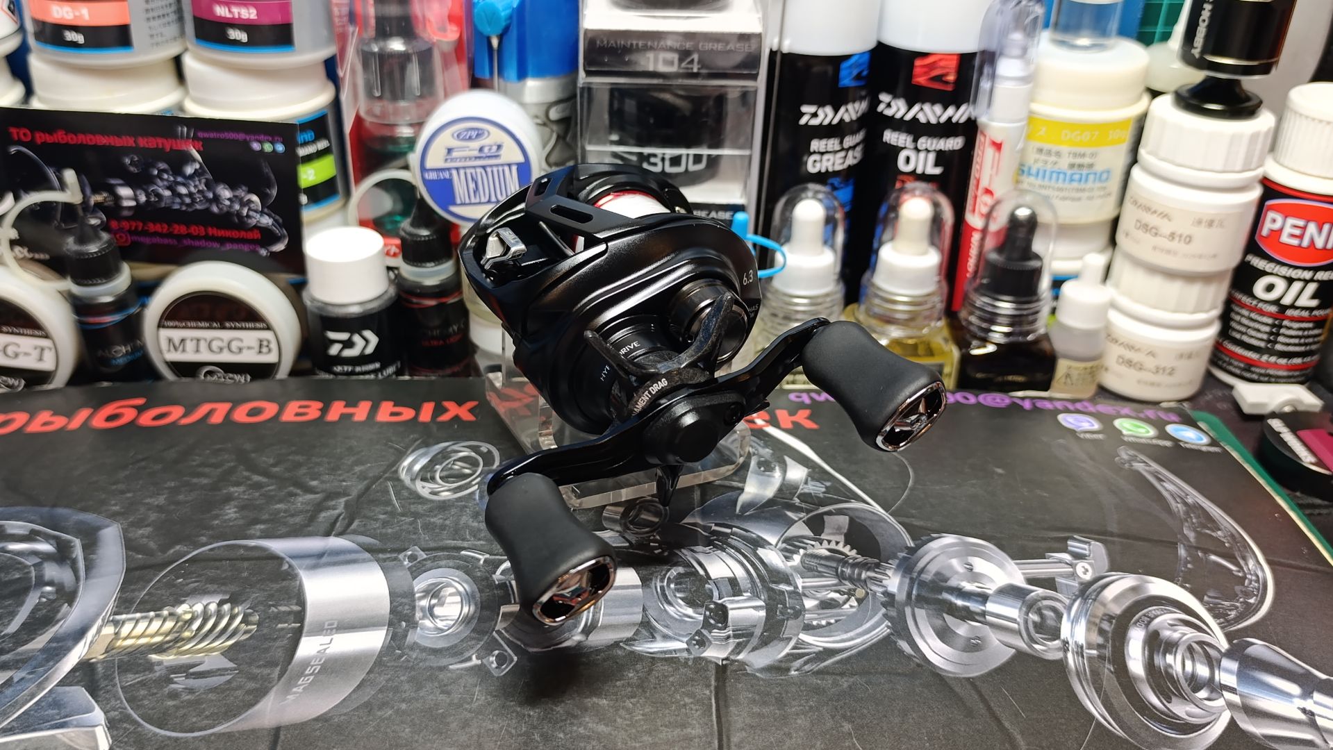 Разбор и техническое обслуживание Daiwa 20 Alphas Air TW