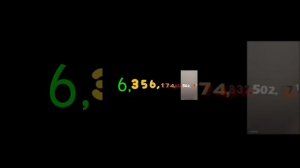 Числа 0 до 1 секстиллион со звуками.