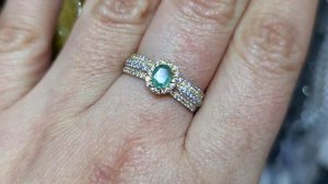 Изумруды, опалы, хромдиопсиды, серебро