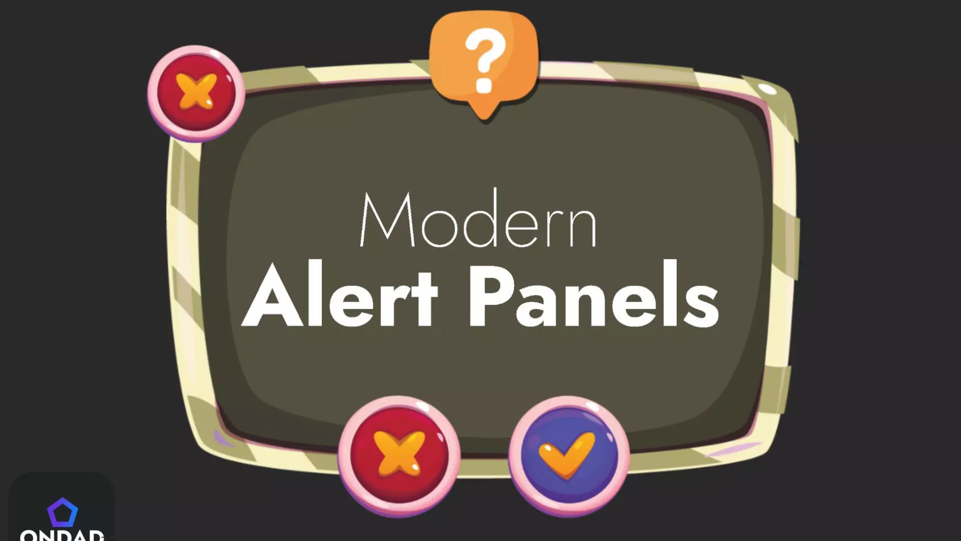 Asset Unity - Modern Alert Panels (Панели оповещения) смотреть онлайн