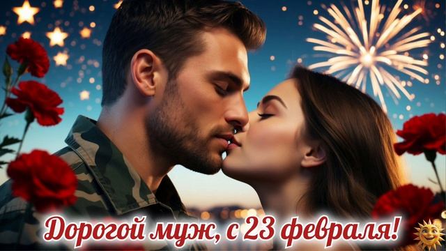 Дорогой муж с 23 февраля
