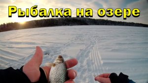 Пришли с другом на озеро, в поисках окуня! Рыбалка на одном из ближайших озёр! Ловля на мормышку!