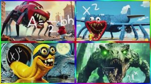 МАКВИН И КОМПАНИЯ ПРОТИВ ЧУДИЩ! 🆚 МУЛЬТИКИ: танец на выживание! Миньон прыгает — динозавр топает!