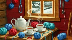 Марафон Пряжа к чаю🫖🧶вступление