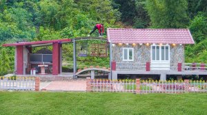 Строю гофрированную крышу, соединяющую дом и кухню. Нашлось место для птиц. Серия 22. Ли Фук Ви