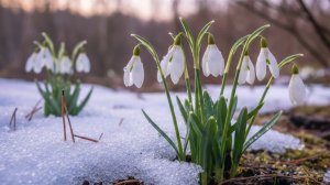 Первые цветы. 14 февраля.