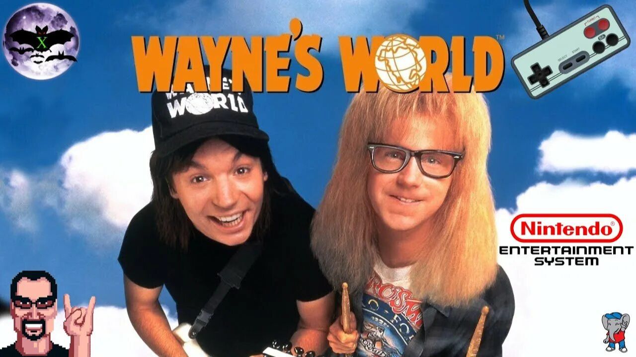 Waynes World (NES) смотреть онлайн