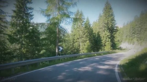 Живописная поездка по Доломитовым Альпам в формате 4К