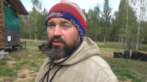 Из Петербурга в Деревню-Варю Борщ-Еду за Водой-Заготавливаю Дрова-Выкашиваю Участок - Осень