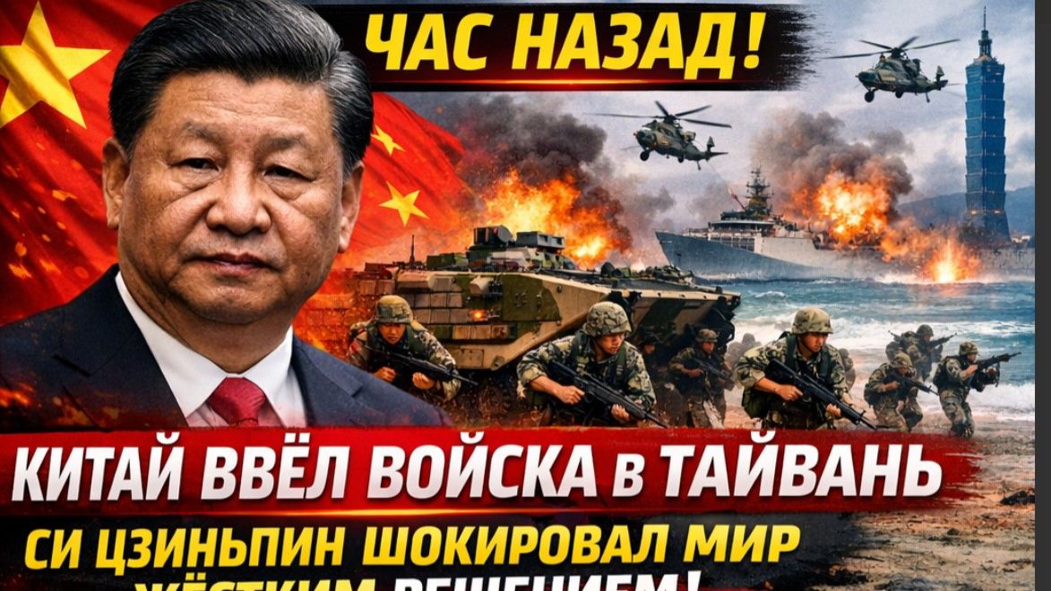 СИРЕНА!! КИТАЙ НАШЕСТВИЕ ВОЙСКА В ТАЙВАНЬ — СИ ЦЗИНЬПИН ШОКИРОВАЛ МИР ЖЁСТКИМ РЕШЕНИЕМ! смотреть онлайн