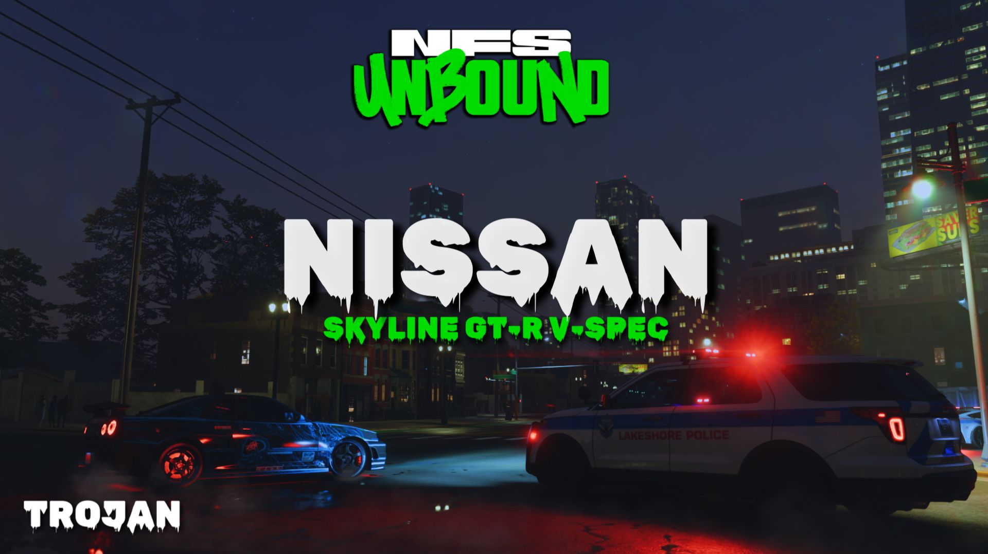 Nissan Skyline GT-R V-Spec (2002) - Need for Speed: Unbound смотреть онлайн