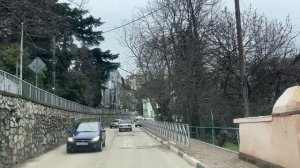 Ялта. От ул.Бирюкова по Пионерской, Красноармейской ул., до ост. Хоздвор. 06.02.2026. Крым. Crimea.