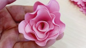 Такие розочки я делаю из обрезков.