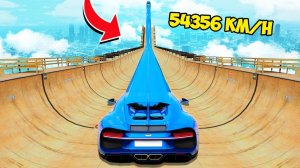 Спуск без тормозов по мега трамплину в гта 5 - эксперимент в gta 5