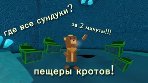 ГДЕ ВСЕ СУНДУКИ В ПЕЩЕРАХ КРОТОВ? ОБЪЯСНЯЮ ЗА 2 МИНУТЫ!!