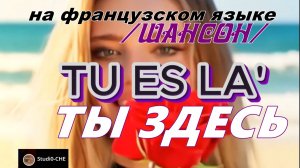 TU ES LA' - /ТЫ ЗДЕСЬ/ --шансон. На французском языке.