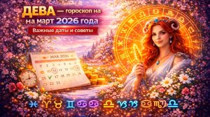 ♍ ДЕВА — гороскоп на март 2026 года | Важные даты и советы