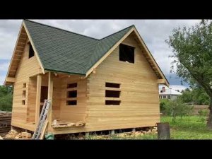 Тверская область, п.Новозавидовский.Дом баня 6×8