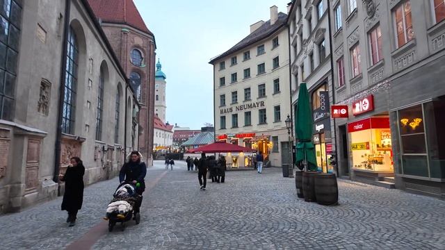 Мюнхен 🌟 Лучший город Германии Прогулка по улицам и атмосфере 🚶♂️✨ смотреть онлайн
