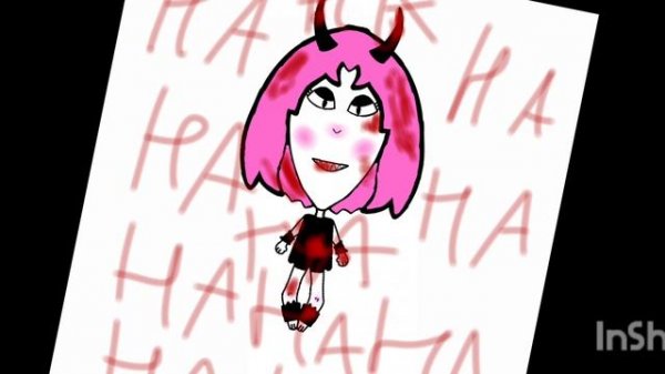 Мем "ha ha ha" (ещё вчера делала) как вам?:) 🩸🪓🔪💸