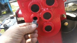 уровень масла в редукторе