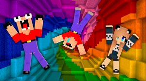 2 НУБА И ДЕВУШКА ПРО ПРОХОДЯТ ДРОППЕР В МАЙНКРАФТЕ