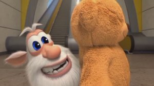 Буба и эскалатор. Мультик.