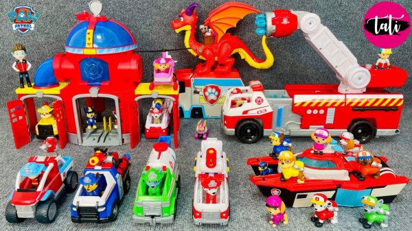 Играем в игрушки из мультика щенячий патруль. Мультфильм для детей. ASMR АСМР