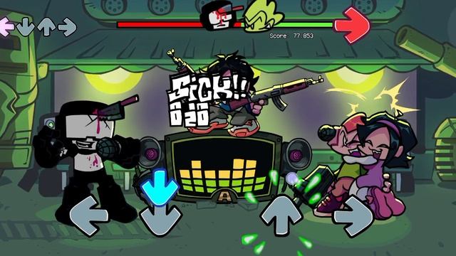 фнф за Пико песня Stress