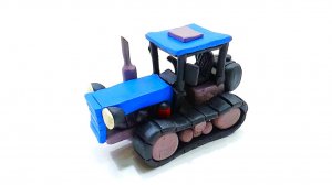 КАК СЛЕПИТЬ СИНИЙ ГУСЕНИЧНЫЙ ТРАКТОР