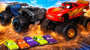 Мультики про МАШИНКИ сборник - ТАЧКИ 3 Маквин Монстр-Трак машинки Круз и Джексон Шторм CARS3 Disney