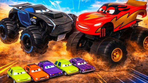 Мультики про МАШИНКИ сборник - ТАЧКИ 3 Маквин Монстр-Трак машинки Круз и Джексон Шторм CARS3 Disney