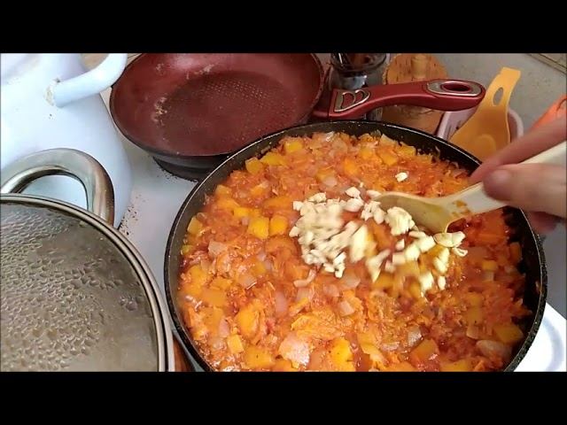 Гороховый суп с тыквой