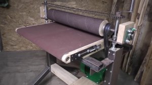 Сборка барабанной шлифовальной машины — конвейер — часть 4