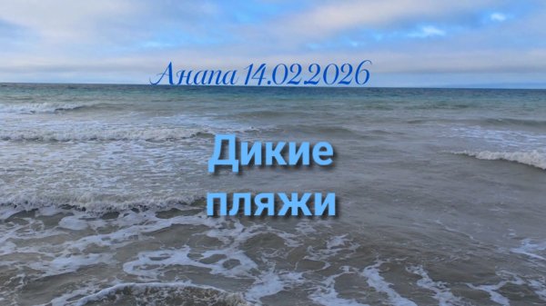 Анапа 14.02.2026 Дикие пляжи