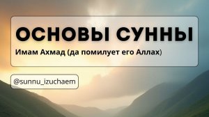 ОСНОВЫ СУННЫ