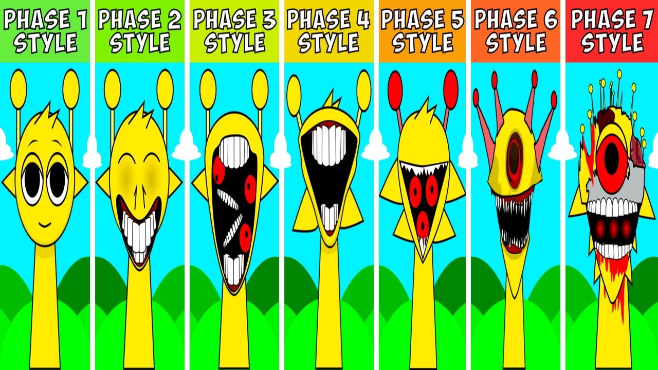 INCREDIBOX SPRUNKI: ФАЗА 1 ⚔️ 2 ⚔️ 3 ⚔️ 4 ⚔️ 5 ⚔️ 6 ⚔️ 7 В СТИЛЕ ☀️ DAYLIGHT! 🌈✨ смотреть онлайн