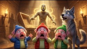 Три поросёнка и волк 🐺 Тайна пирамиды Волшебная анимационная сказка