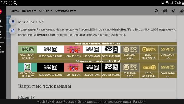 История логотипов второго мультиплекса каналов в Seven Sky TV смотреть онлайн