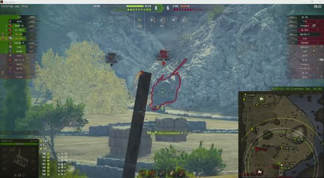 Удачный бой на об 757 А