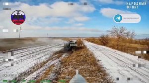 🔥 Операторы FPV-дронов сожгли пару вражеских MRAP возле села Кривая Лука к западу от освобождённого