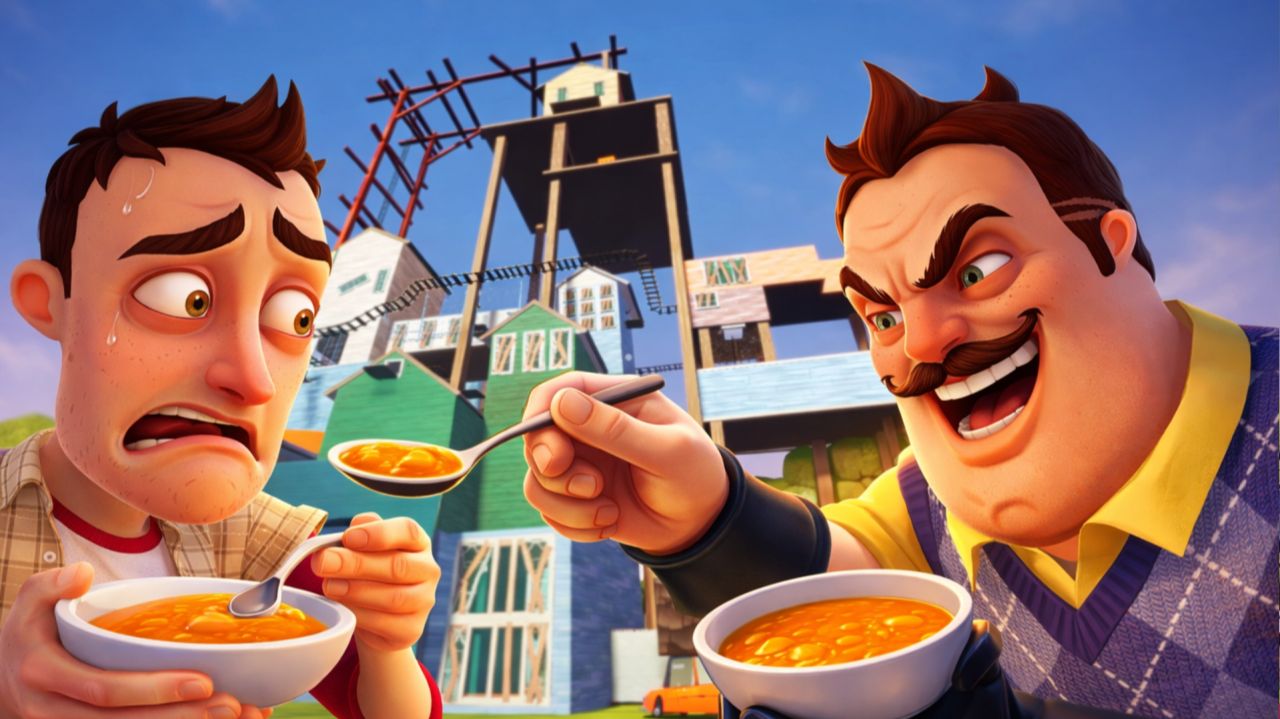 ШОУ ПРИВЕТ СОСЕД! ХЛЕБАТЬ МОЙ СУП!БОЛЬШОЙ ДОМ!ИГРА HELLO NEIGHBOR MOD KIT THEODORE MASTERS PETERSON! смотреть онлайн
