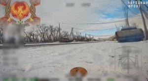 ВСУ обнаружил и открыл огонь по нашему "ждуну", оператор моментально наказал боевика