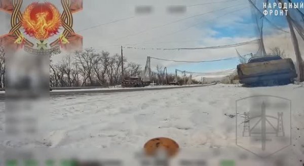 ВСУ обнаружил и открыл огонь по нашему "ждуну", оператор моментально наказал боевика