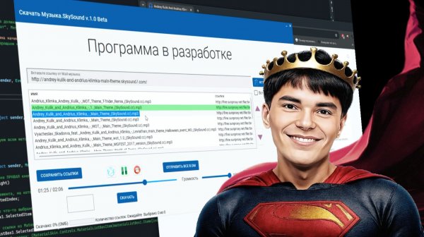 ПРОГРАММА В РАЗРАБОТКЕ "СКАЧАТЬ МУЗЫКУ SKY SOUND"