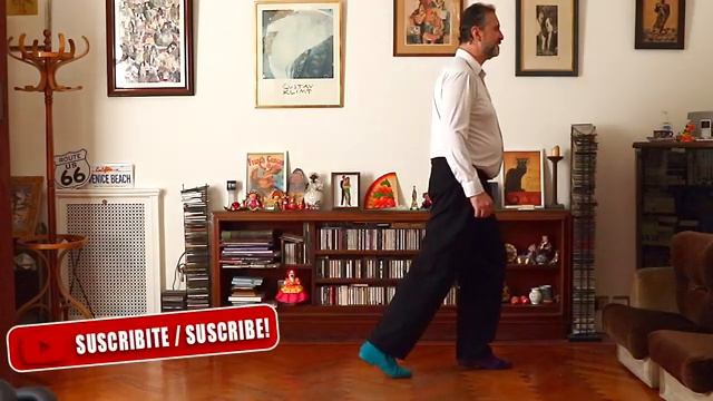 CÓMO BAILAR TANGO SIN PERDER EL EQUILIBRIO. 3 EJERCICIOS. | Hombre o leader principiante. (1/3) смотреть онлайн