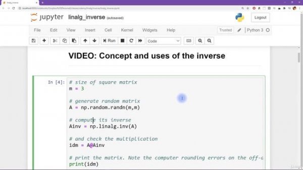 96. Computing the inverse in code