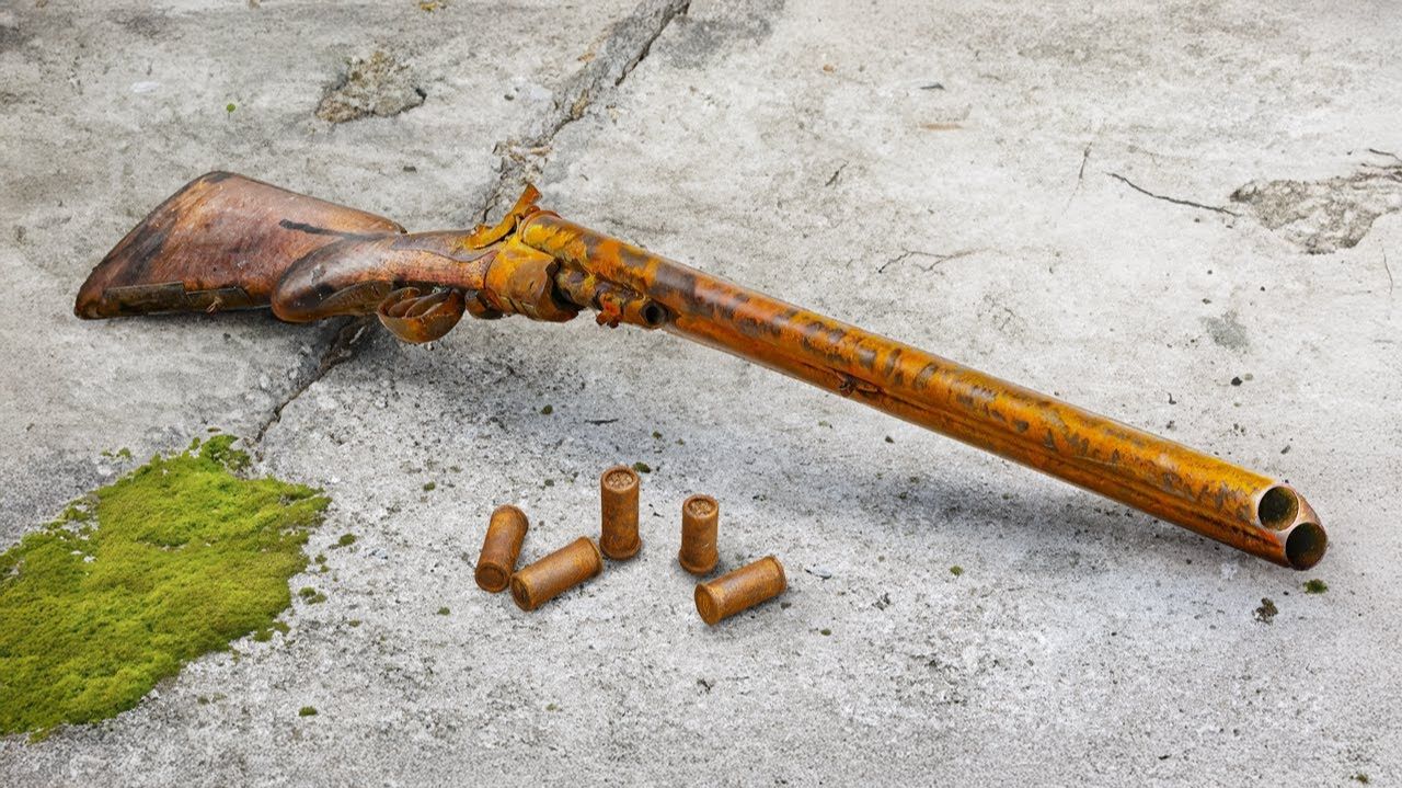 Реставрация оружия | Двуствольное ружье Sauer