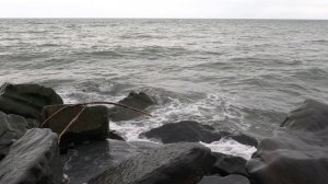 Зимний Сочинский пляж