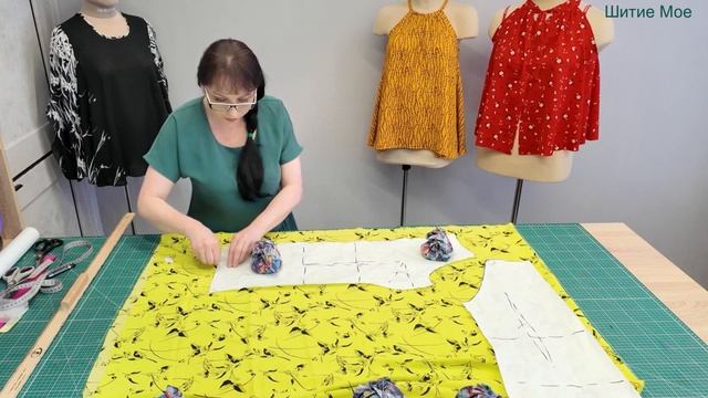 Без бокового шва. Часть 2. Платье с рукавом реглан. смотреть онлайн